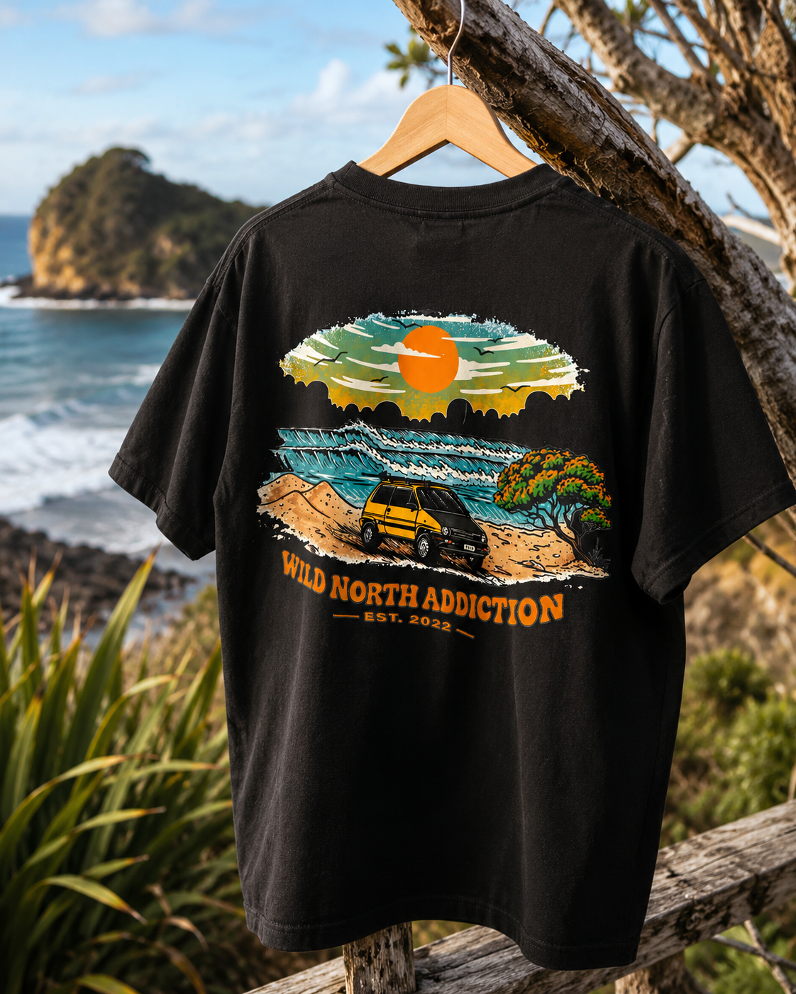 Black Yellow Car Tee